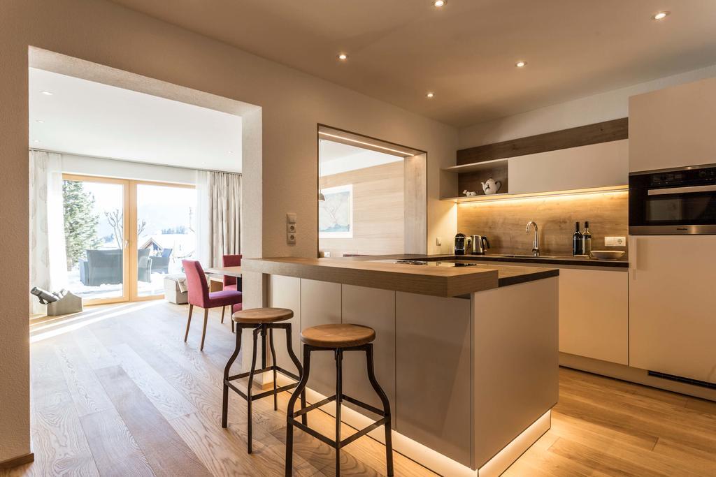 Slow Living Suite - Ferienwohnung Mit Privater Sauna & Garten Fiss Dış mekan fotoğraf