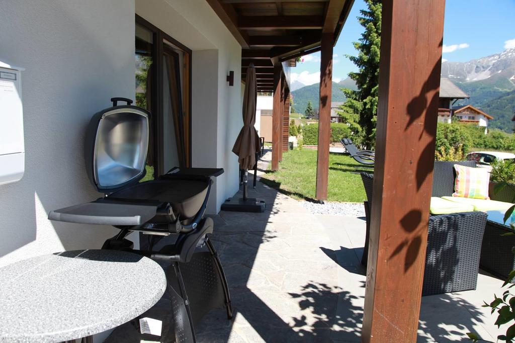 Slow Living Suite - Ferienwohnung Mit Privater Sauna & Garten Fiss Dış mekan fotoğraf
